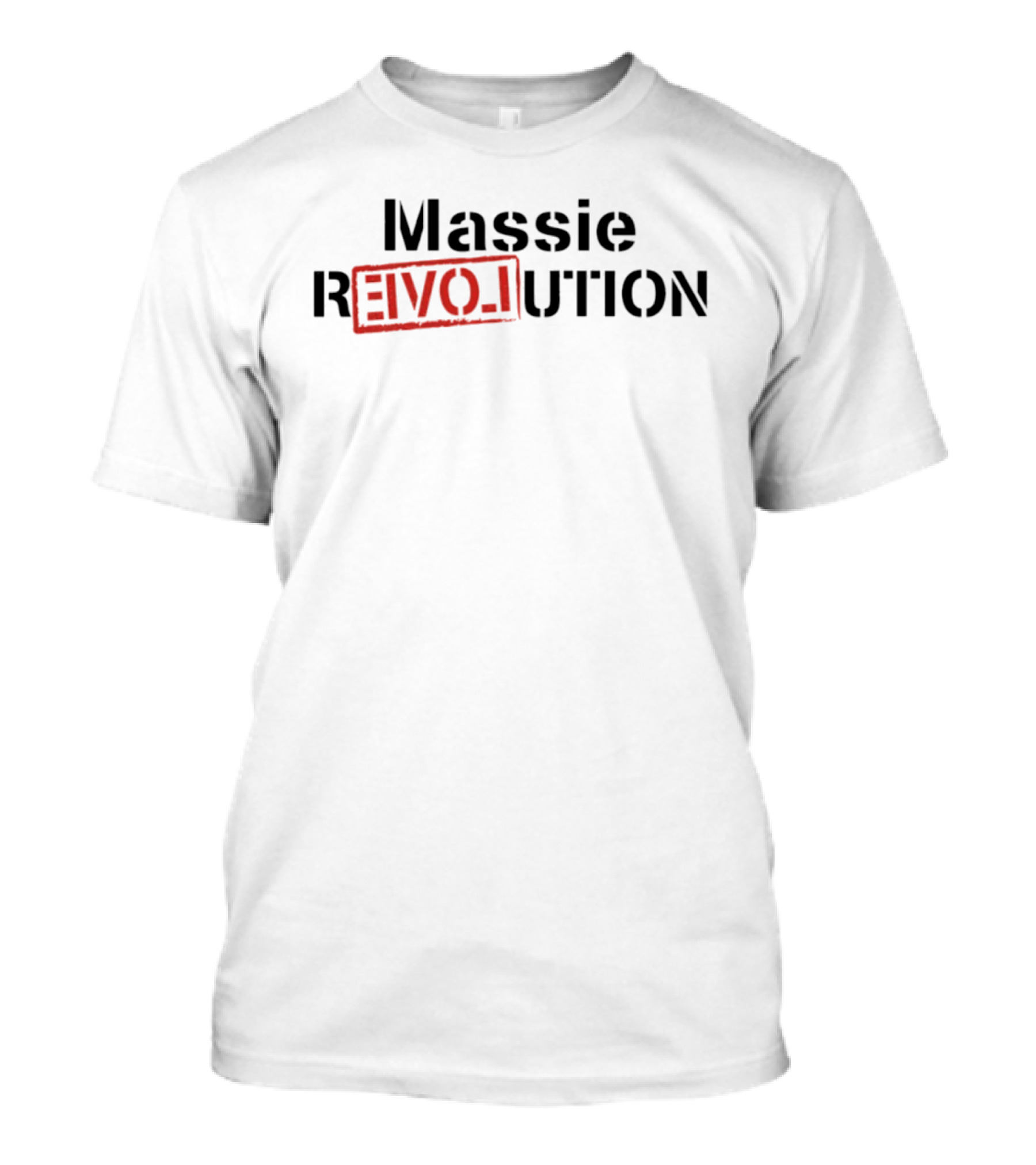 Massie Revolution REVO LU TION Stamped T-Shirt