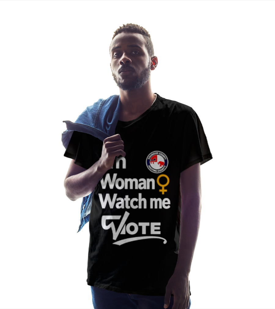 Am Woman Me Vote Loudoun County Female Symbol Political Elephant Donkey T-Shirt
