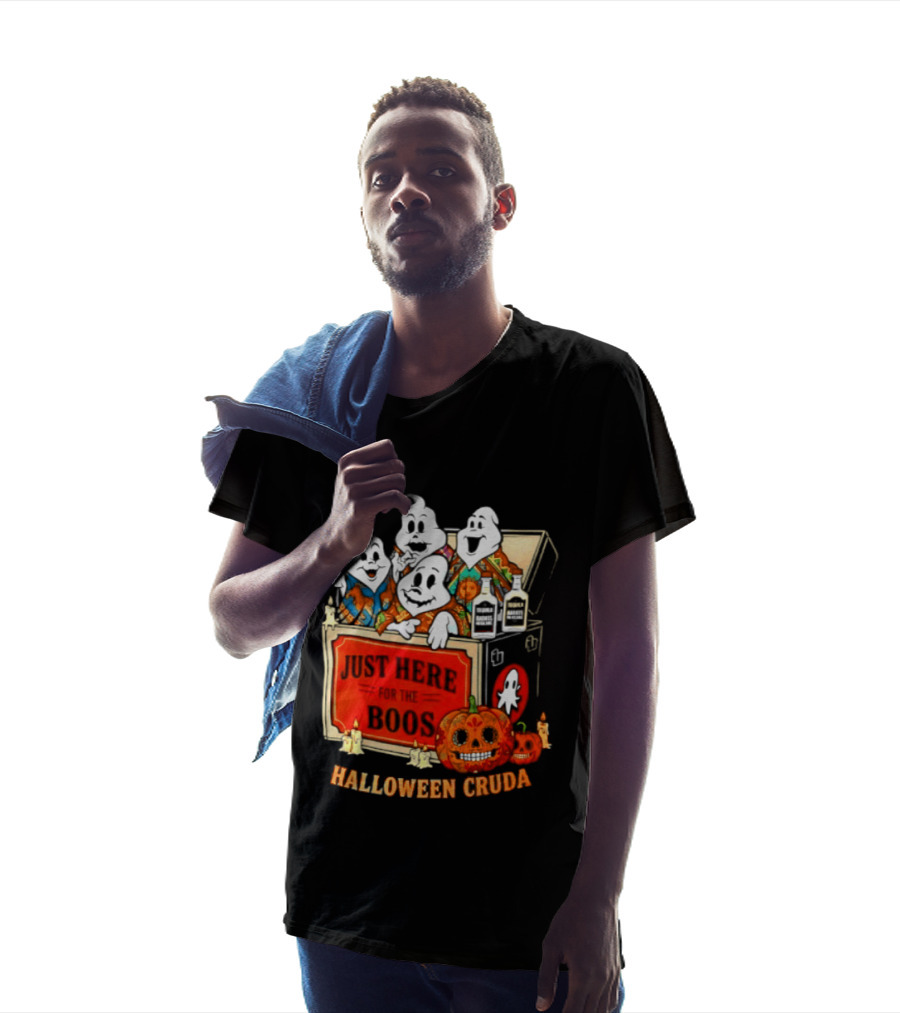 Just Here For The Boos Halloween Cruda T-Shirt