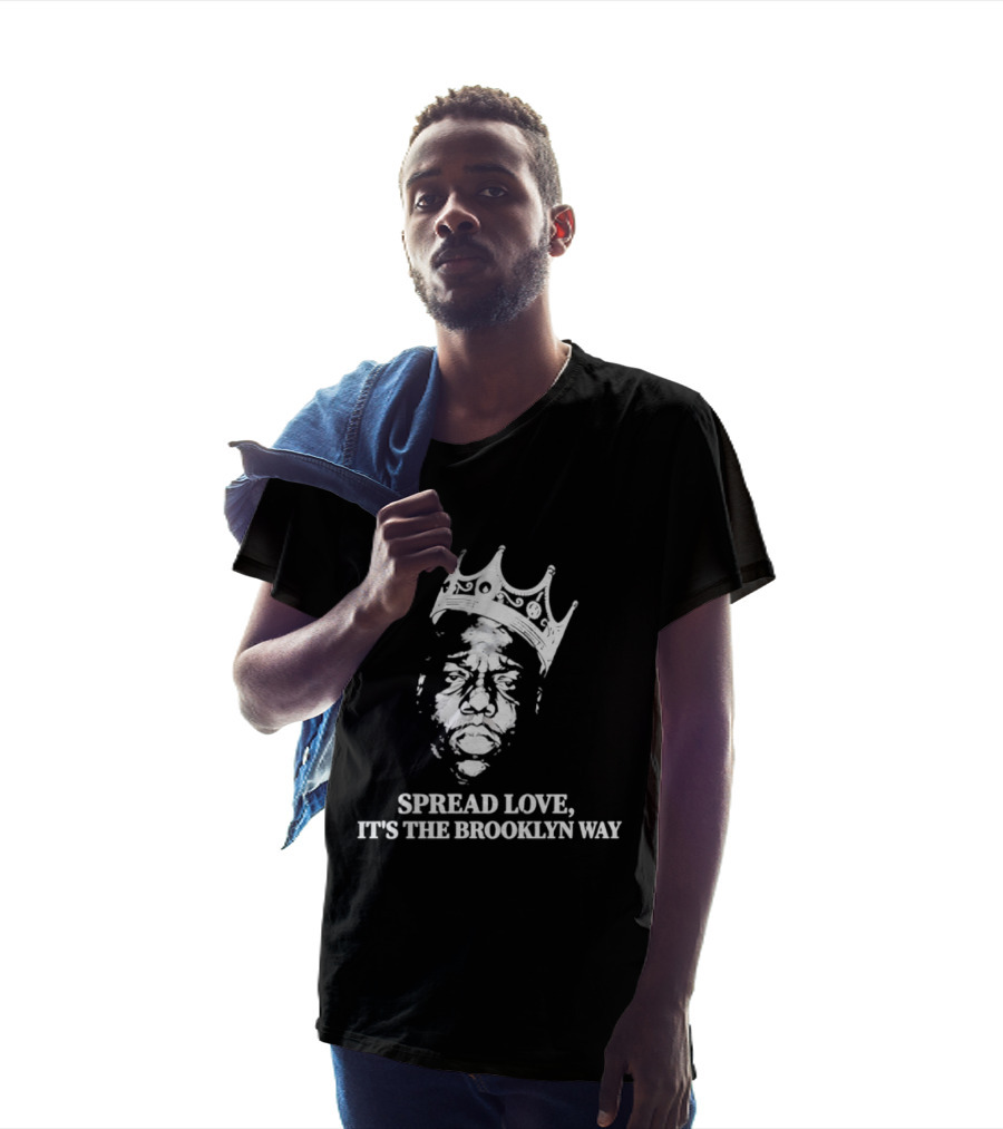 The Notorious BIG Spread Love It's The Brooklyn Way Crowned Head T-Shirt
