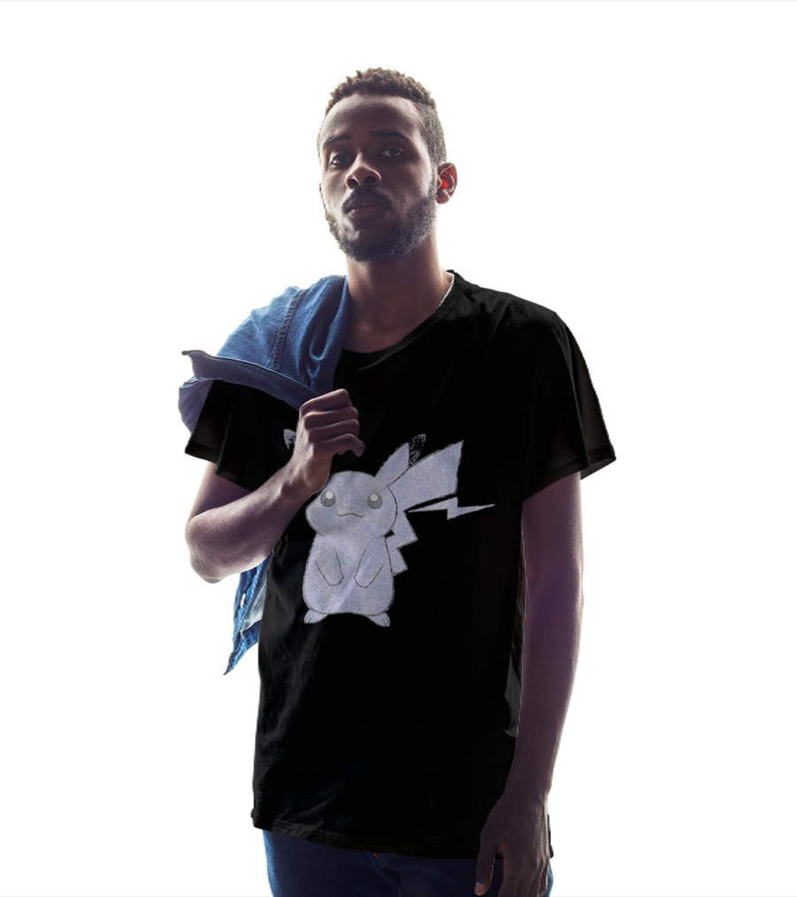 Thunderbolt Project Black Pikachu By Fragment And Pokémon Los Angeles T-Shirt