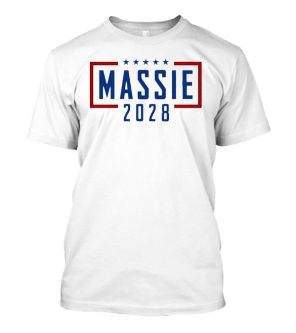 Massie 2028 Five Stars Red And Blue Campaign T-Shirt