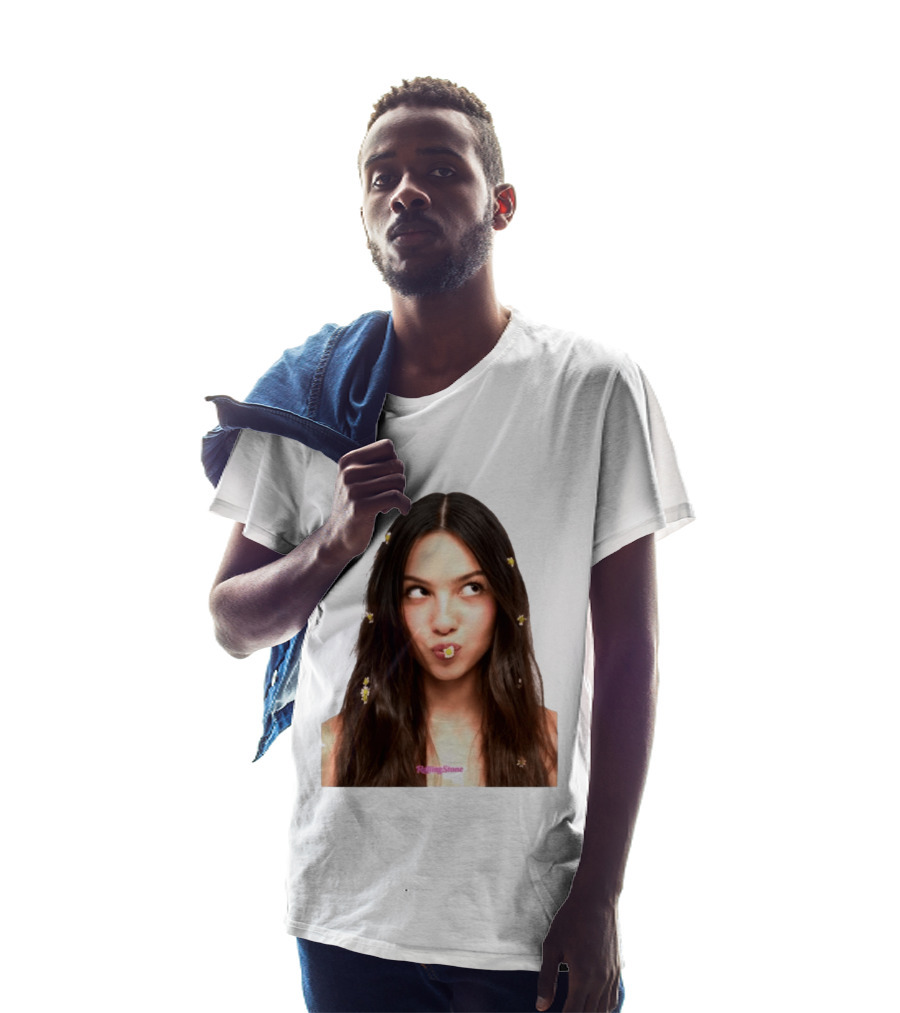 Olivia Rodrigo Rolling Stone Digital Exclusive Photo With Daisy Accents T-Shirt