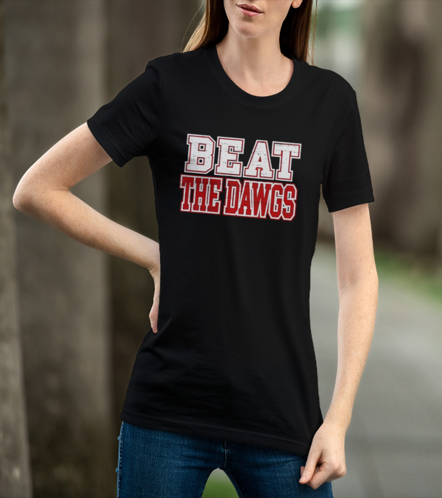 Beat The Dawgs NCAA Football Rivalry Game Day T-Shirt