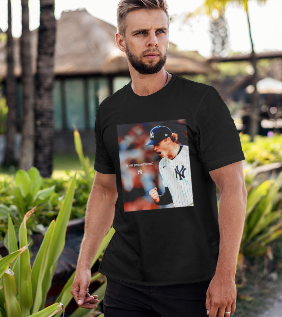 Ben Rice New York Yankees It Was Personal For Me Yankees Baseball T-Shirt