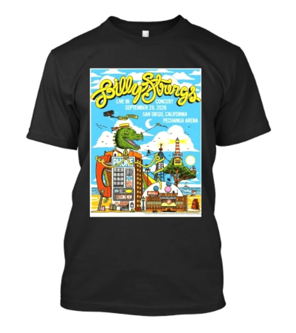 Billy Strings Live In Concert September 28 2026 San Diego Pechanga Arena T-Shirt