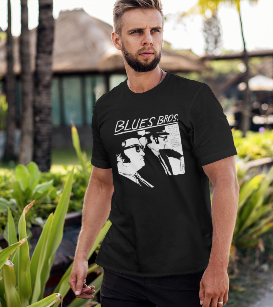 Blues Brothers It's 106 Miles To Chicago Full Tank Of Gas Half A Pack Of Cigarettes T-Shirt