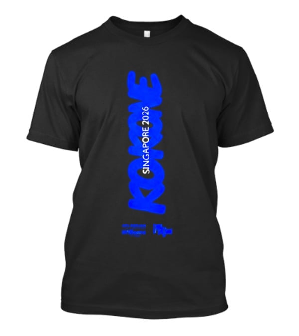 Kokone Singapore 2026 Atlassian Williams Blue Vertical T-Shirt