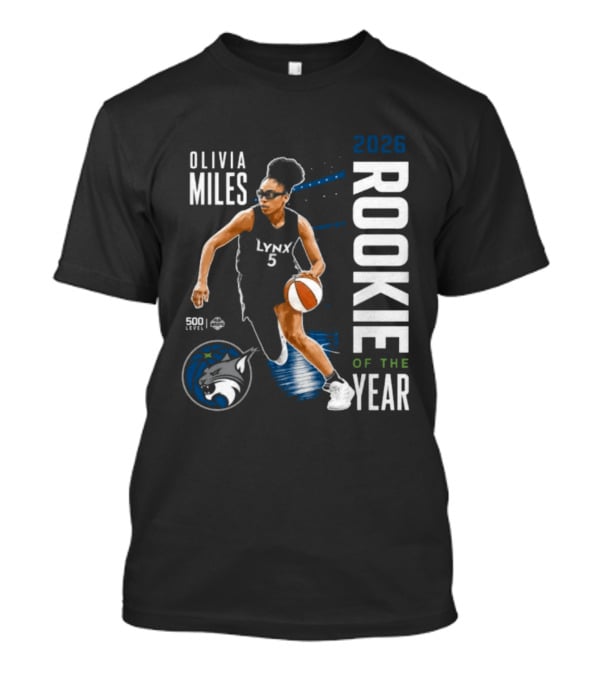 Olivia Miles Lynx 2026 Rookie Of The Year Basketball Legend T-Shirt