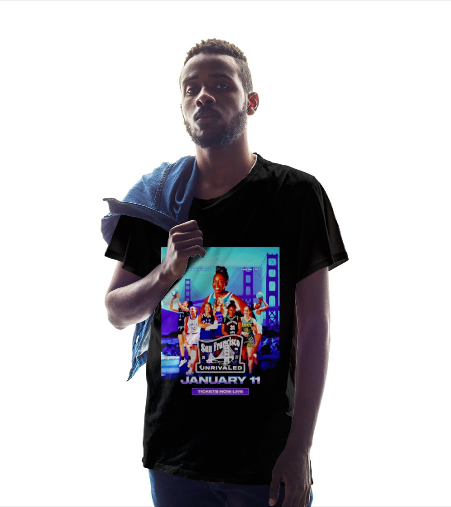 San Francisco Unrivaled January 11 Basketball Event Tickets Now Live T-Shirt