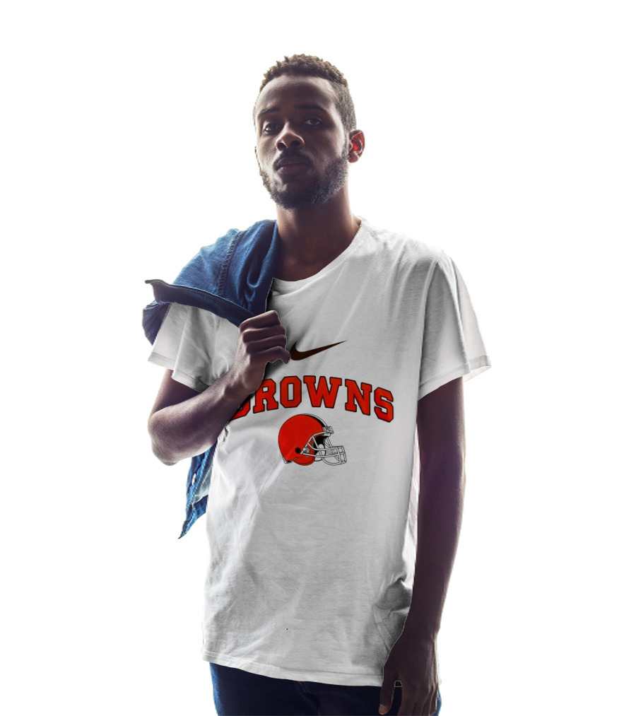 Cleveland Browns Nike Helmet Browns Make Washington Grateful Again Game Day T-Shirt