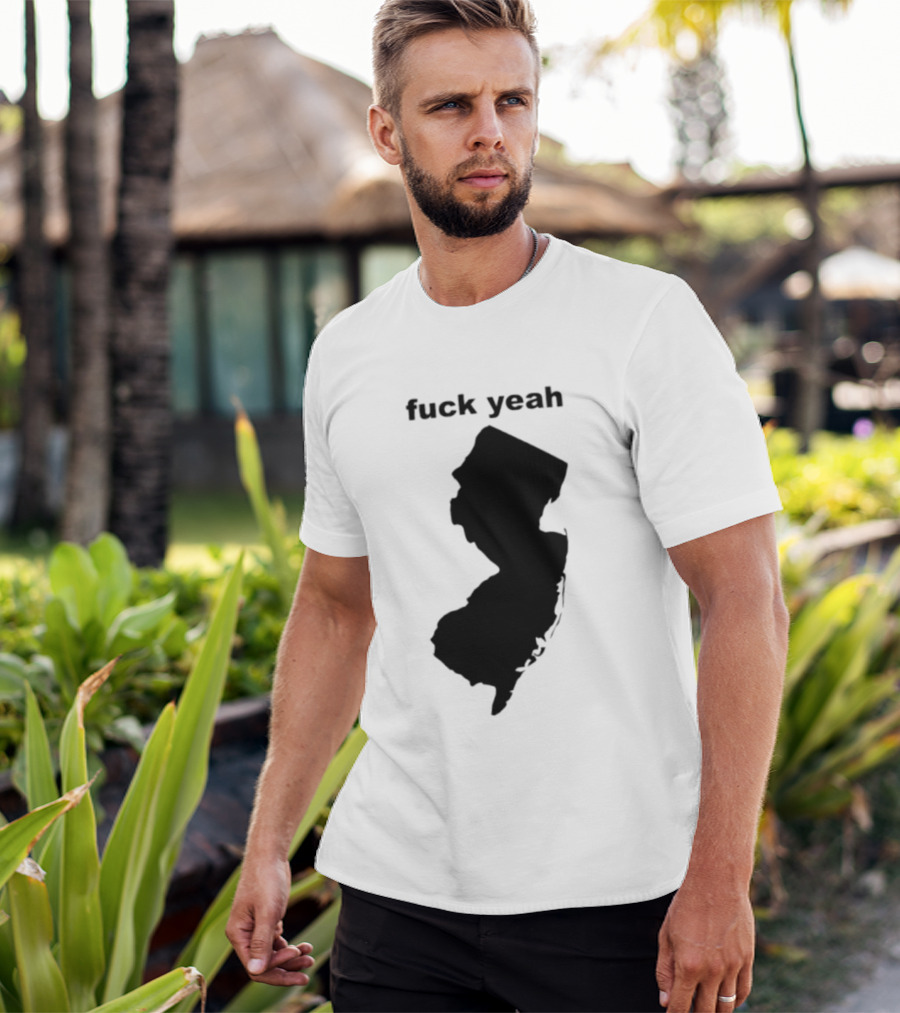 Fuck Yeah New Jersey Map T-Shirt