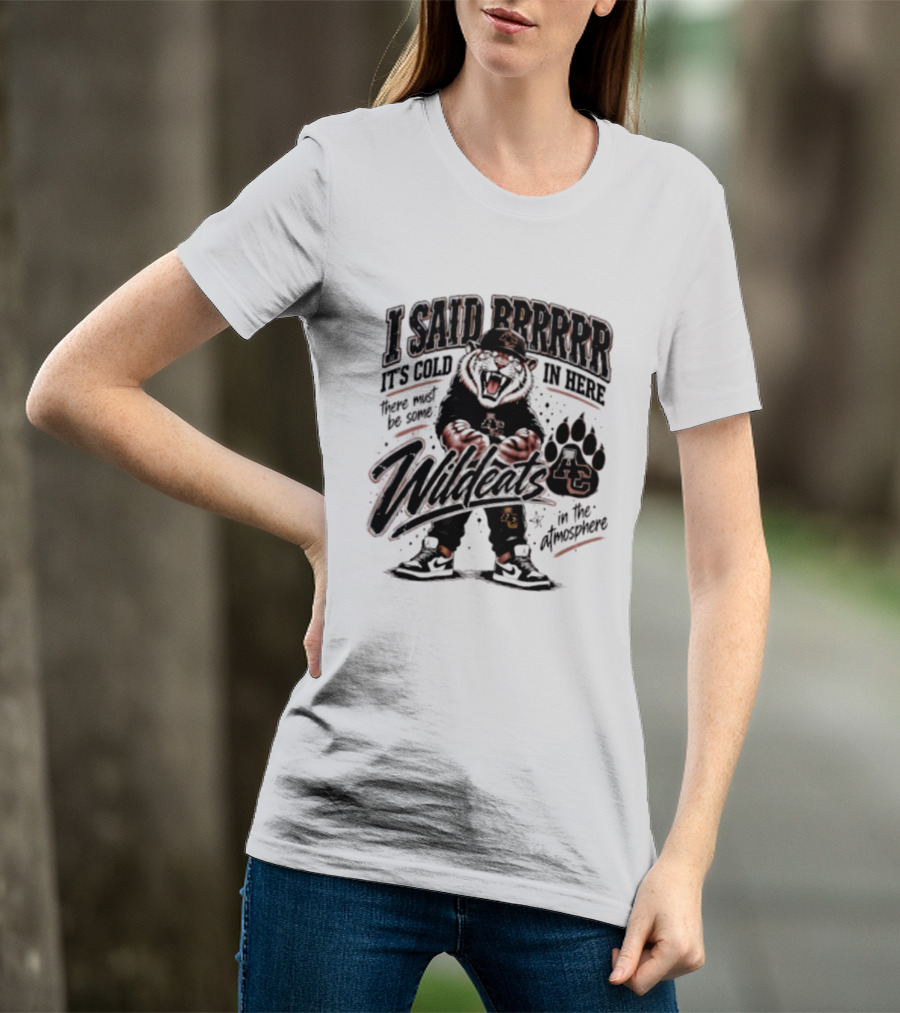 I Said Brrrrr It's Cold In Here Wildcats In The Atmosphere T-Shirt
