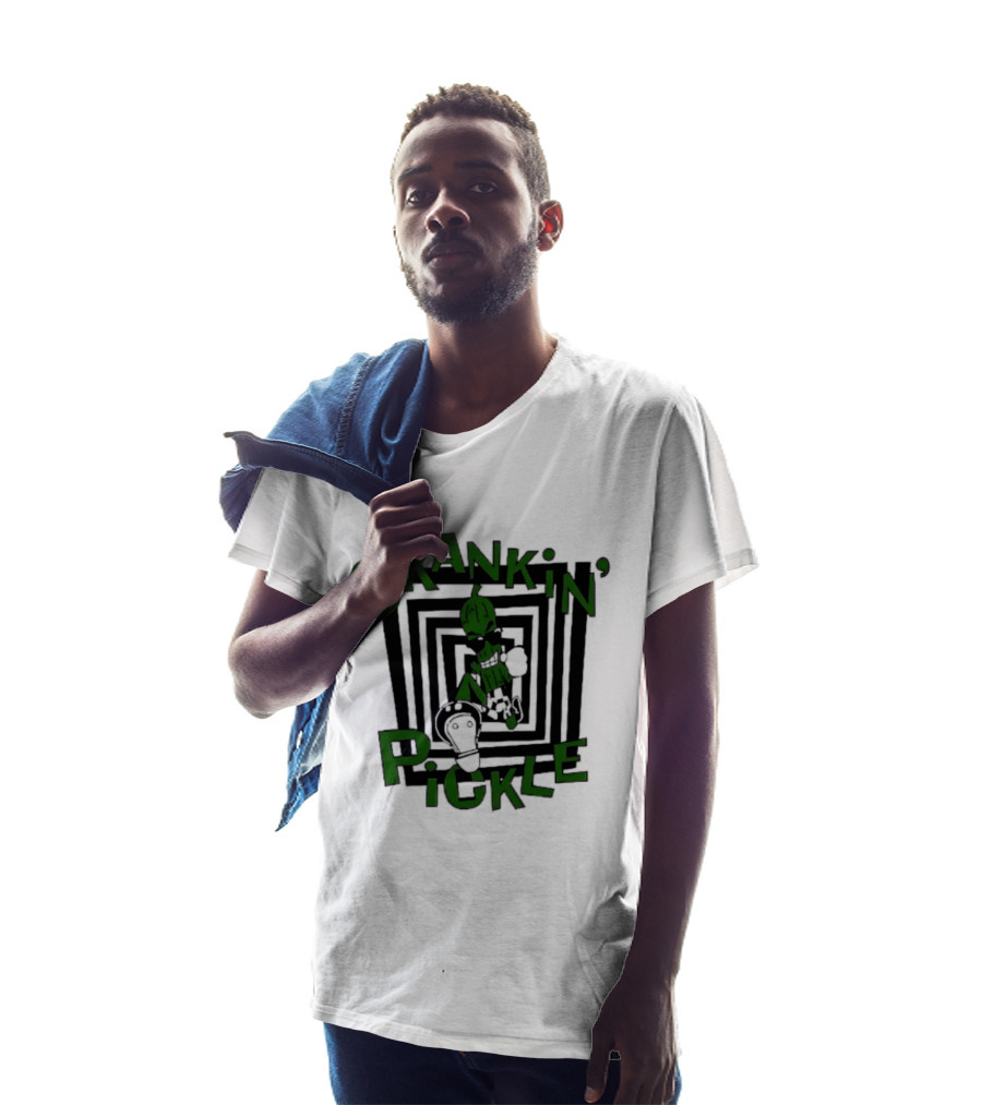Skankin' Pickle Band Ska Punk Music Iconic Pickle And Spirals T-Shirt