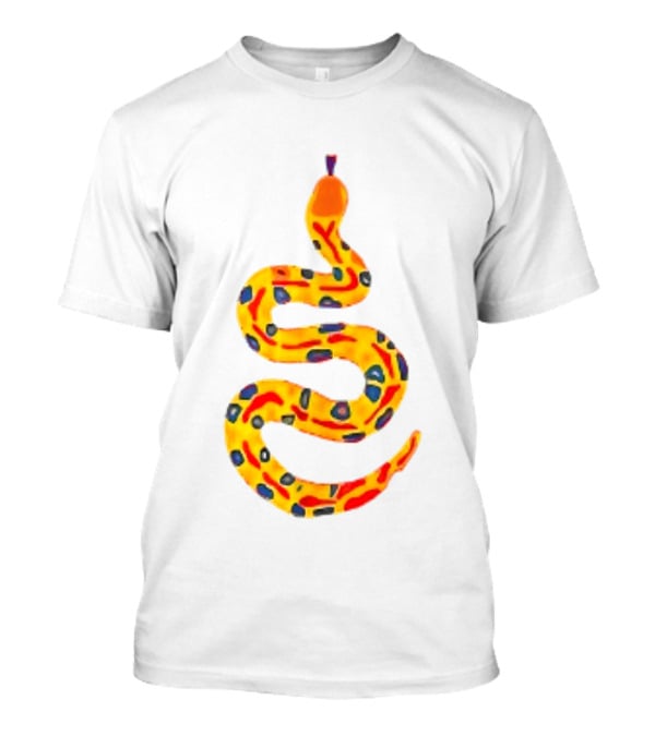 Snake What A Lovely Day To Be A Pain In The Ass Colorful Pattern Two Sided T-Shirt