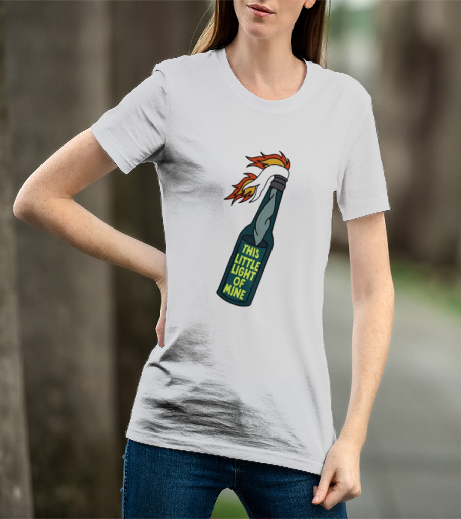 This Little Light Of Mine Molotov Cocktail Flame Bottle T-Shirt