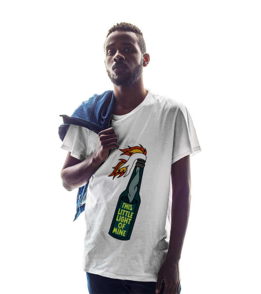 This Little Light Of Mine Molotov Cocktail Flame Bottle T-Shirt
