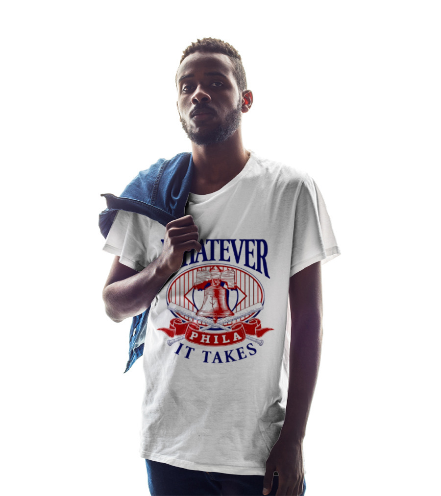 Philadelphia Phillies Whatever It Takes Phila Liberty Bell T-Shirt