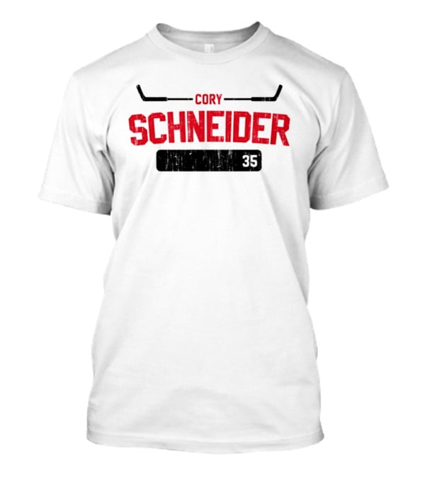 Cory Schneider New Jersey Devils 35 Athletic Name And Number T-Shirt