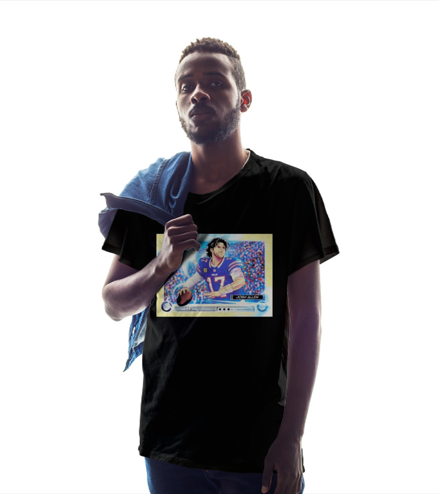 Josh Allen 1 Of 1 Anime Superfractor 2026 Bowman Football Card T-Shirt