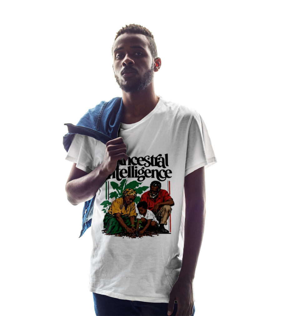 Ancestral Intelligence Heritage Wisdom Family Planting Scene T-Shirt