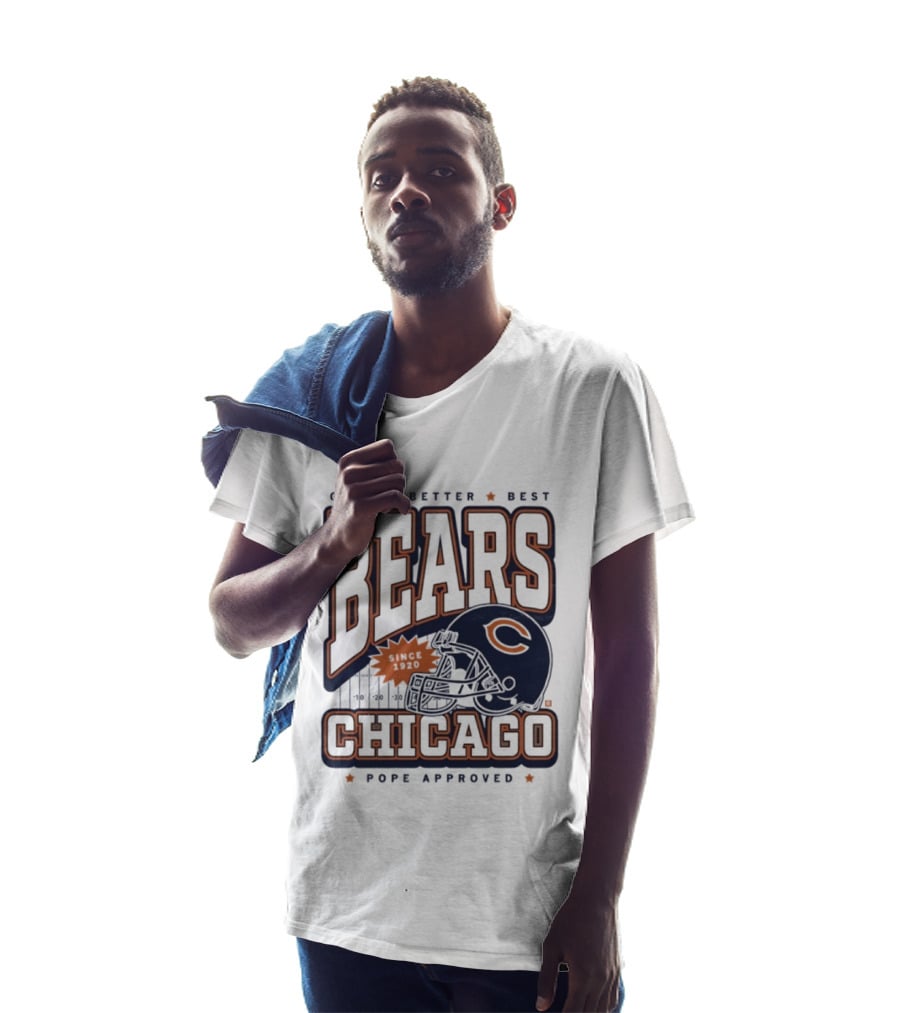 Good Better Best Chicago Bears Football Pope Approved T-Shirt