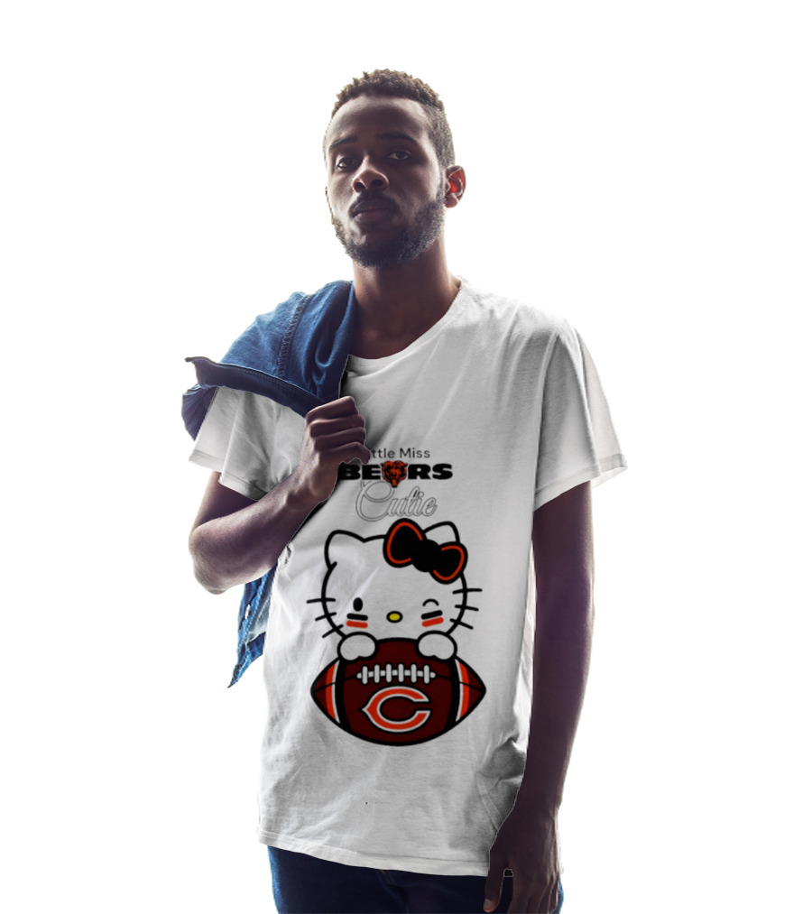 Chicago Bears 2026 Hello Kitty Little Miss Bears Cutie Football Edition T-Shirt