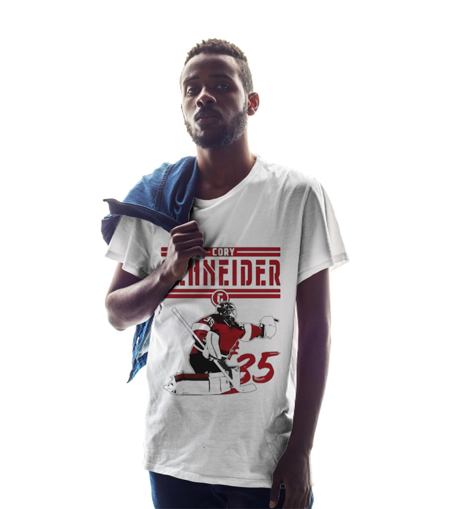 Cory Schneider New Jersey Devils Hockey Player 35 T-Shirt