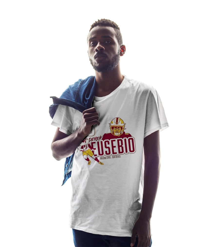 Derek Eusebio 5 Arizona State Sun Devils Football T-Shirt