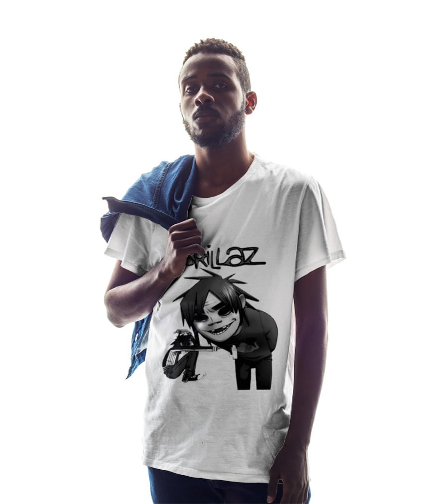 Gorillaz Band Damon Albarn Jamie Hewlett Character Art Alternative Rock T-Shirt
