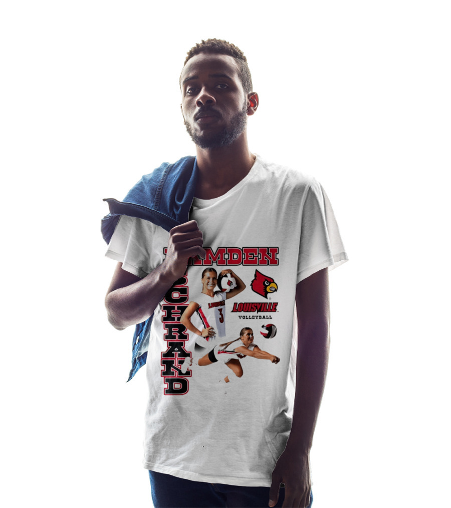 Kamden Schrand Louisville Cardinals Volleyball NCAA Sports Team Player Action T-Shirt