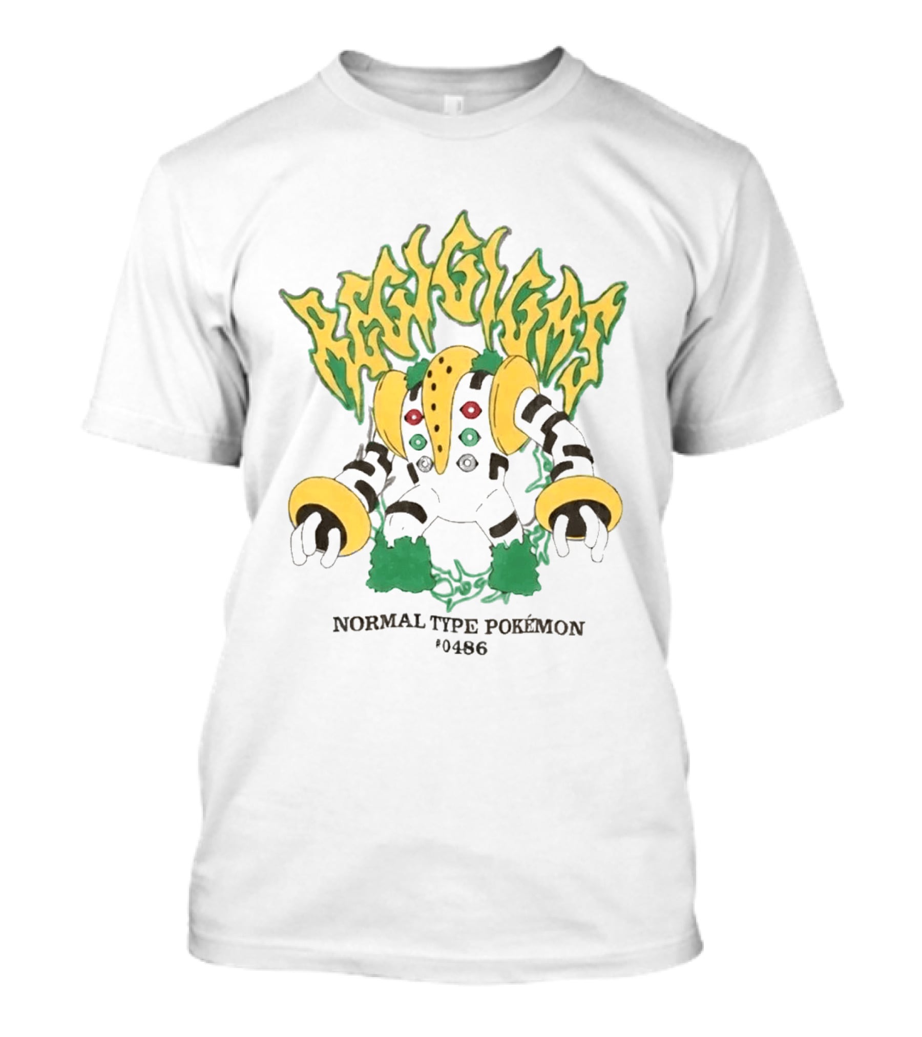 Regigigas Normal Type Pokémon 0486 Pokédex 2026 T-Shirt