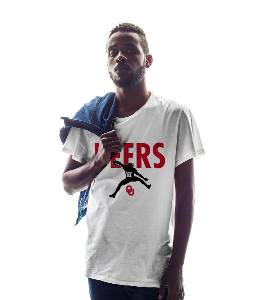 BEERS Oklahoma Sooners Football Hurdle 81 T-Shirt