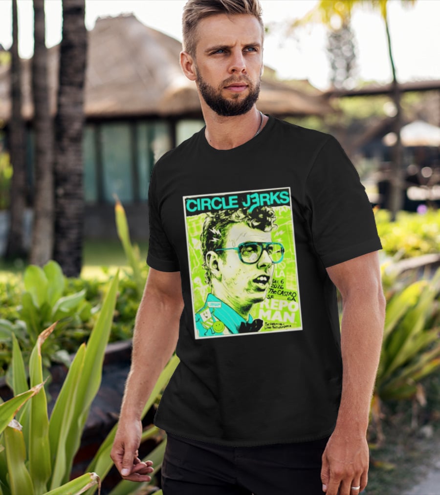 Circle Jerks Repo Man Screening Dec 6 2026 The Castro SF Live Performance T-Shirt