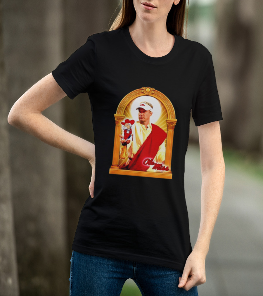 Lane Kiffin Ole Miss Colonel Reb Archway T-Shirt
