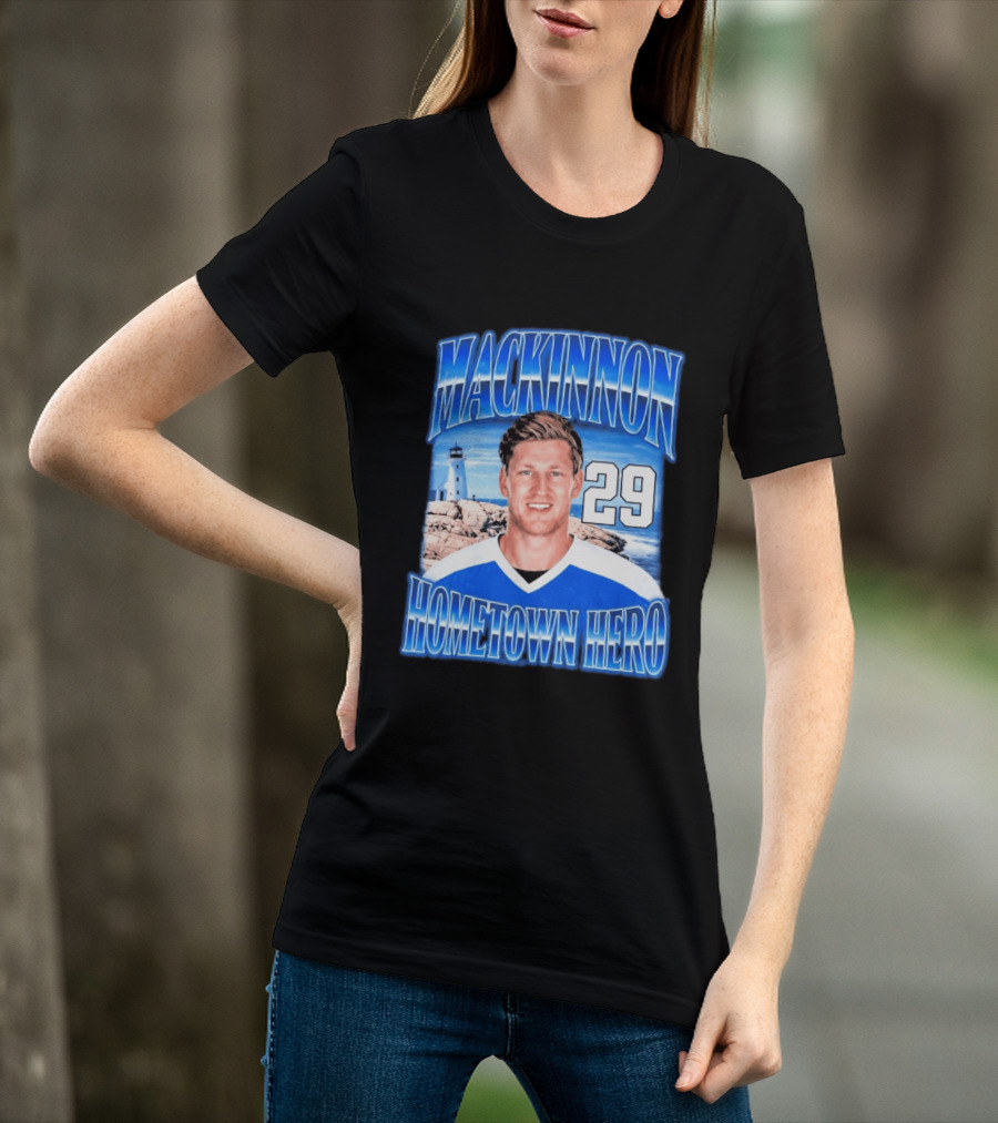 Mackinnon 29 Hometown Hero Lighthouse Scene T-Shirt
