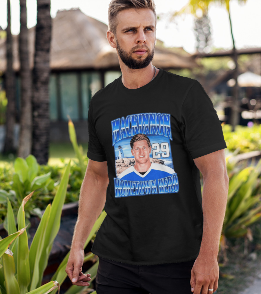 Mackinnon 29 Hometown Hero Lighthouse Scene T-Shirt