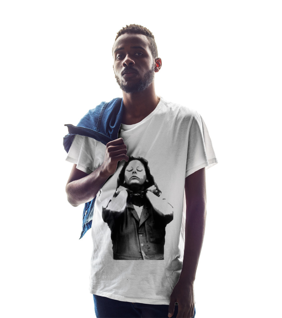 Aileen Wuornos Monochrome Shot Style Image T-Shirt