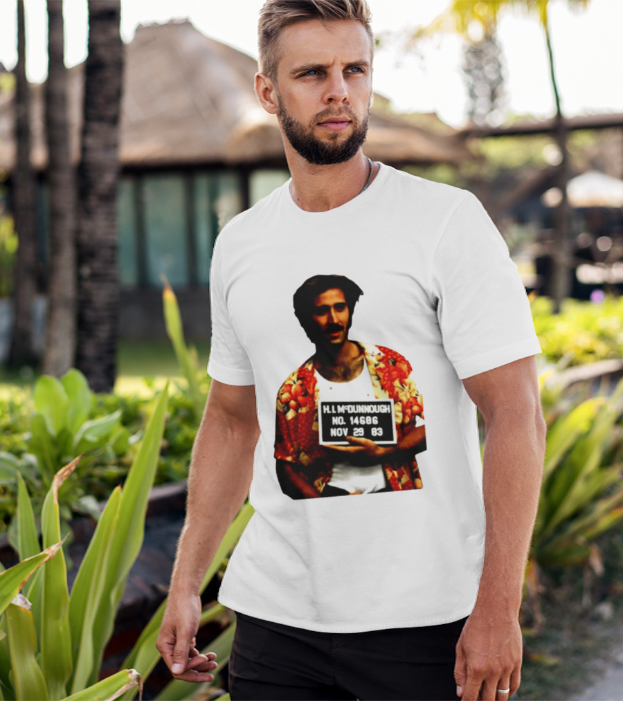 Nicolas Cage HI McDunnough Shot No. 14686 Raising Arizona November 29 83 T-Shirt