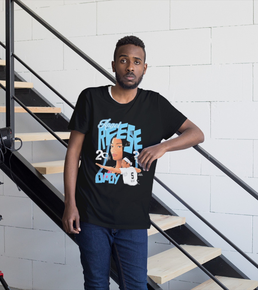 Angel Reese 2026 DPOY Basketball Player T-Shirt
