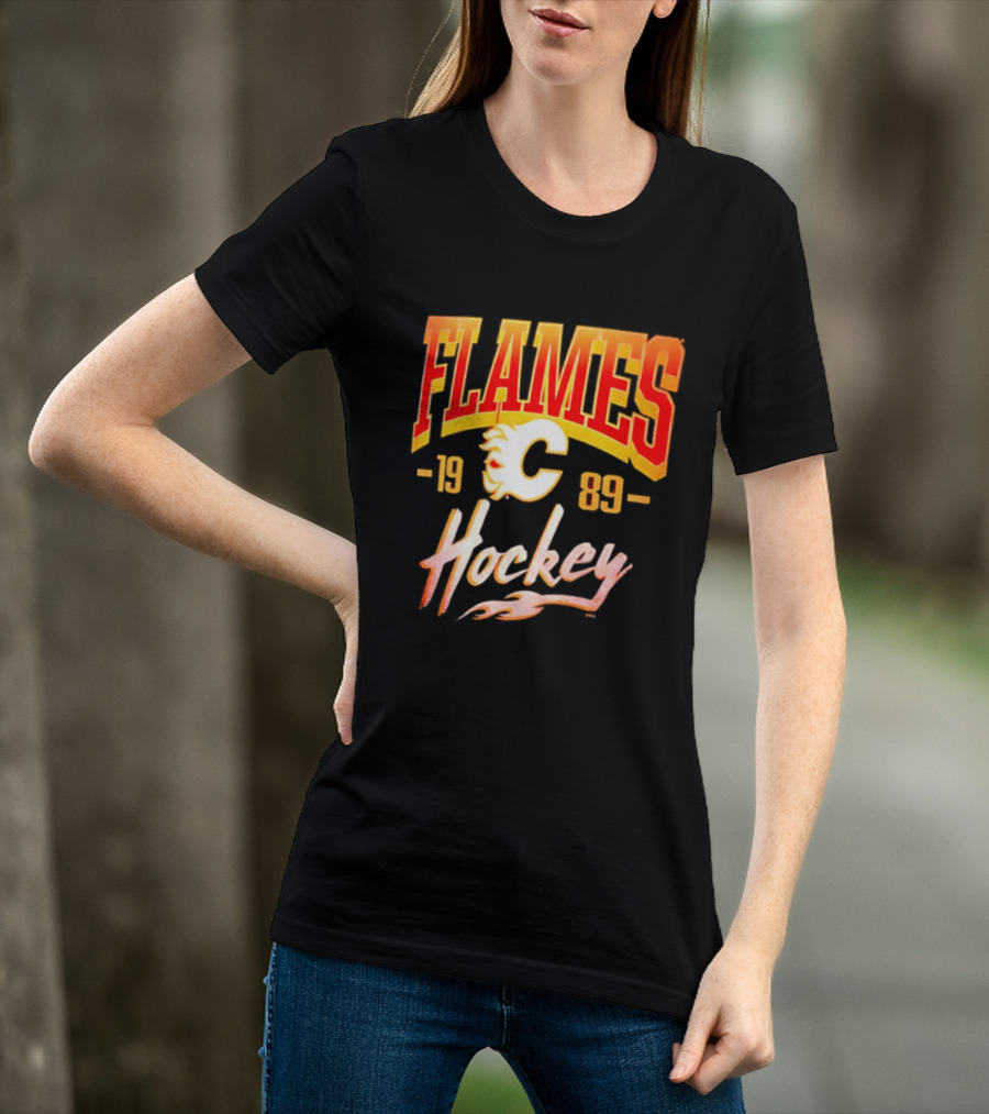 Calgary Flames 1989 Hockey Made To Last T-Shirt