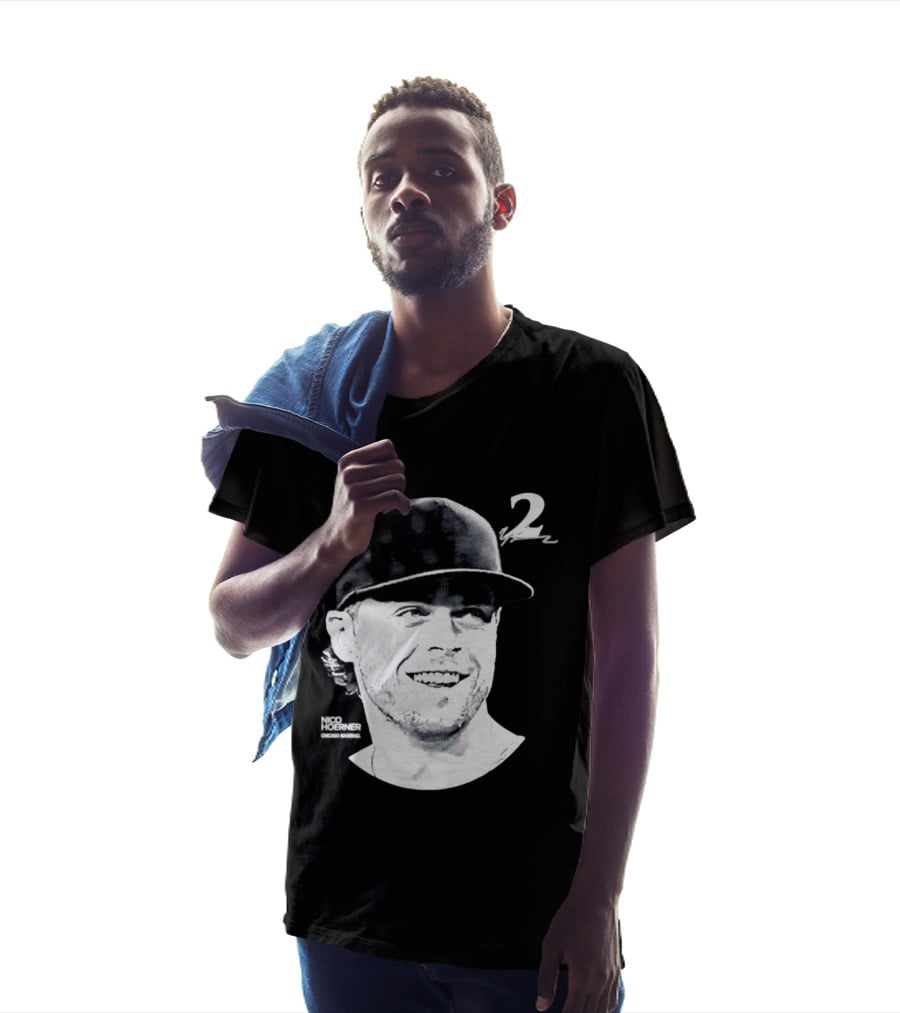 Chicago Cubs Nico Hoerner 2 MLB 2026 Lineage Series T-Shirt
