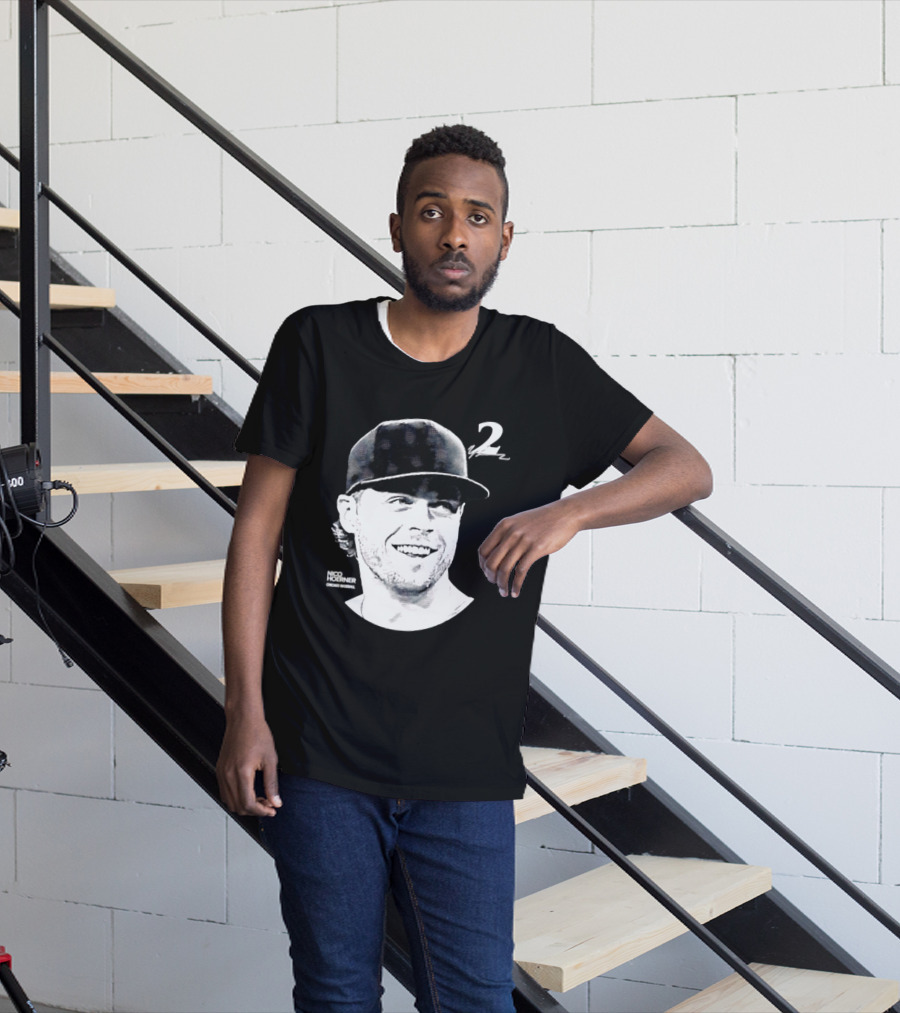 Chicago Cubs Nico Hoerner 2 MLB 2026 Lineage Series T-Shirt