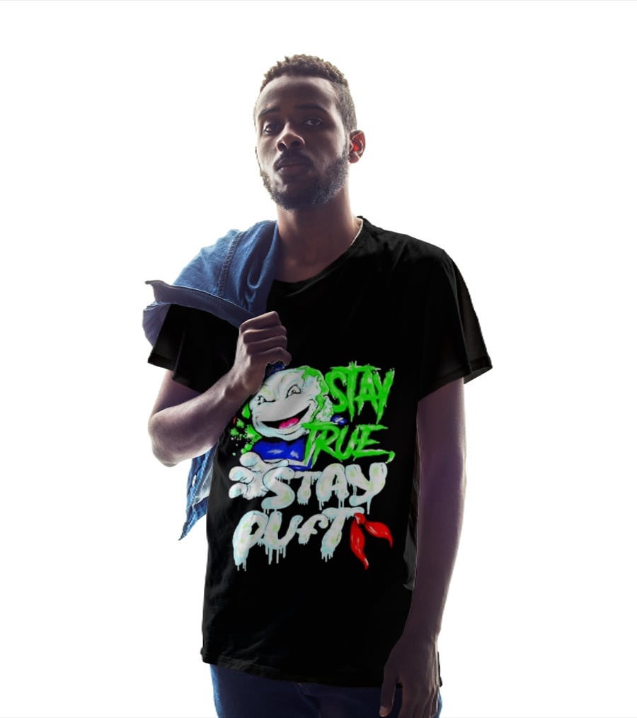 Stay True Stay Puft Ghostbusters 80s Movies Marshmallow Man T-Shirt