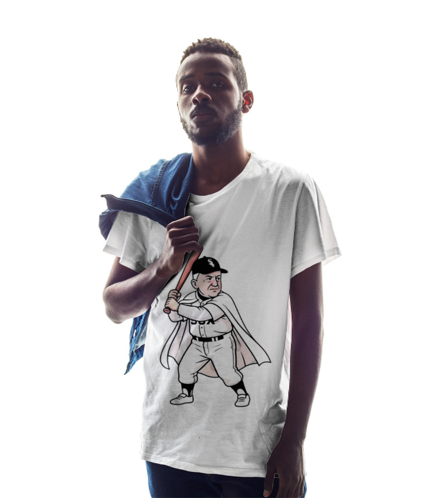 Pope Leo Swing Chicago White Sox 2026 Cartoon Baseball Player T-Shirt