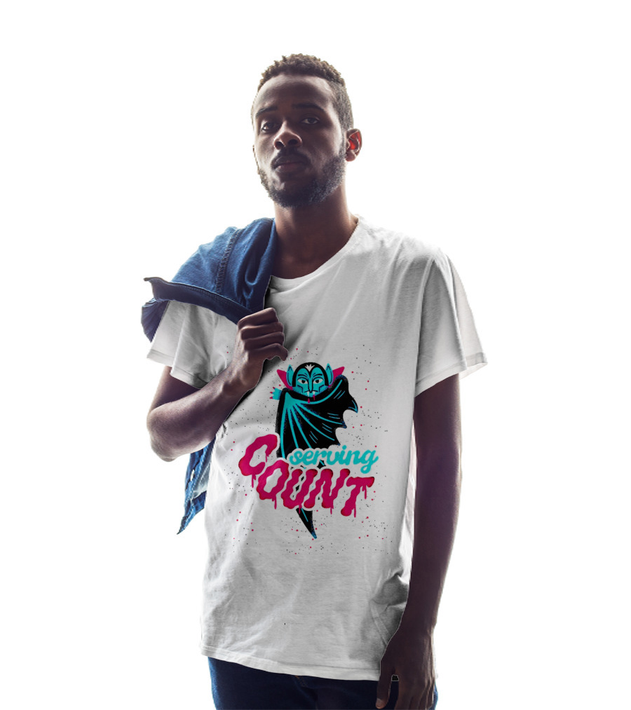 Serving Cunt Dracula Vampire Pastel Gothic Halloween T-Shirt