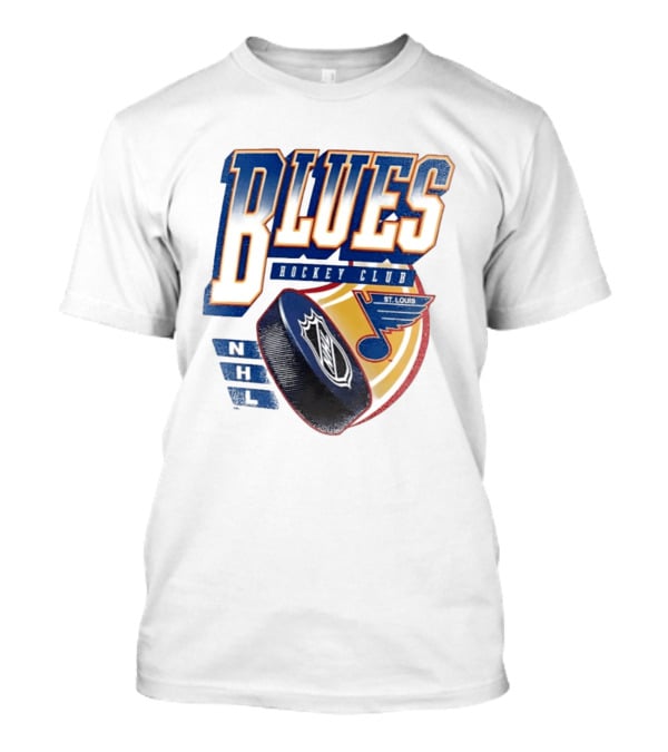 St. Louis Blues NHL Hockey Club Iconic Timeless Blue Note T-Shirt
