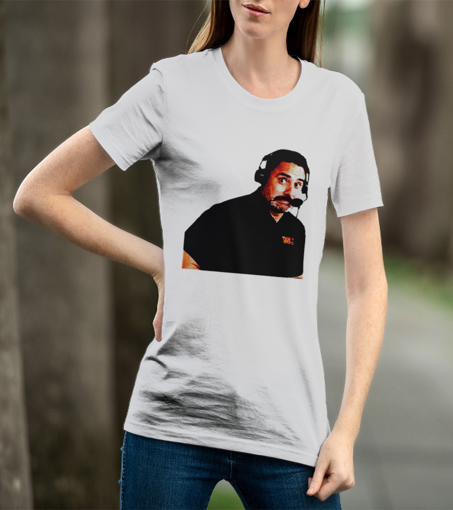 Steve Sarkisian Headset Shocked Longhorns Face Meme T-Shirt