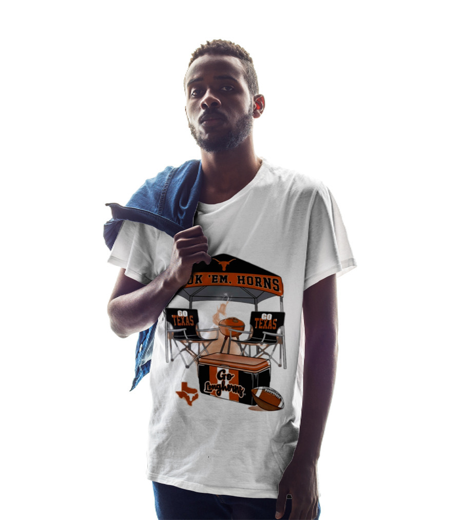 Texas Longhorns Hook 'Em Horns Go Texas 2026 NCAA Tailgater Hometown Football Fan Essentials T-Shirt