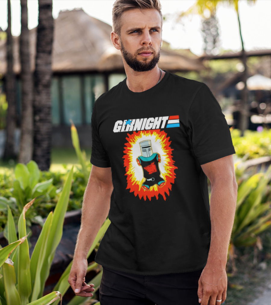 GI Night Black Knight Monty Python Exploding T-Shirt